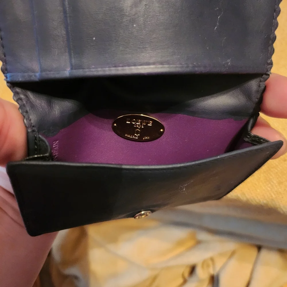 Loewe leather card holder refurbished